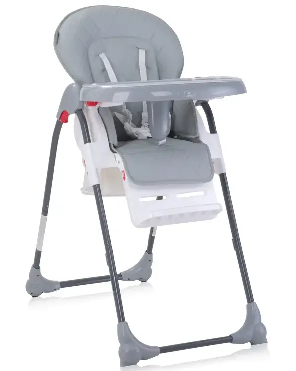 Детский стульчик для кормления Lorelli Dulce Cool Grey Leather